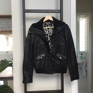 DKNY women’s leather jacket